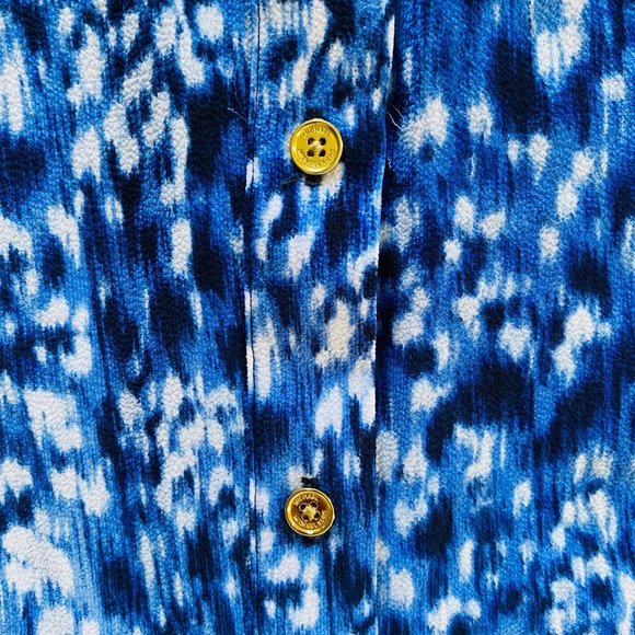 NEW MICHAEL Michael Kors Ikat Sleeveless Blouse, Size M, MSRP $78 - Picture 4 of 13